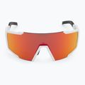 SCOTT Shield Compact Sonnenbrille weiß matt/rot verchromt 3