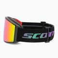 Skibrille SCOTT React black/aurora green/enhancer teal chrome/pro green 5