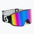 Skibrille SCOTT React mineral black/white/enhancer teal chrome/pro green 2