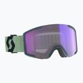 Skibrille SCOTT Shield LS soft green/black/light sensitive blue chrome