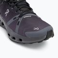 Damen Laufschuhe On Cloudsurfer Trail Waterproof schwarz/eclipse 7