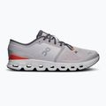 Herren On Cloud X 4 silber/flame Laufschuhe 8
