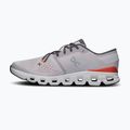 Herren On Cloud X 4 silber/flame Laufschuhe 11