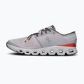 Herren On Running Cloud X 4 silber/flame Laufschuhe 11