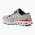 Herren On Cloud X 4 silber/flame Laufschuhe 3