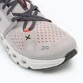 Herren On Running Cloud X 4 silber/flame Laufschuhe 7