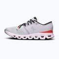 Damen Laufschuhe On Cloud X 4 silber/flame 10