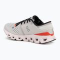 Damen Laufschuhe On Cloud X 4 silber/flame 3
