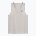 Herren Laufshirt On Running Race Singlet pearl 6