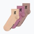 Socken On Logo Sock Mid 3 pack sherbet/rhodonite