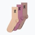 Socken On Logo High 3 pack sherbet/rhodonite