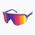 SCOTT Sport Shield ultra lila/grau verchromte Sonnenbrille