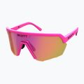 SCOTT Sport Shield rosa/rosa Chrom-Sonnenbrille