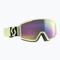 SCOTT Factor Pro acid yellow/enhancer teal chrome Skibrille