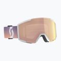 SCOTT Shield weiß/soft pink/enhancer rose chrome Skibrille