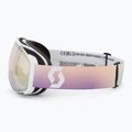 Skibrille SCOTT Faze II LS white/soft pink/light sensitive bronze chrome 4