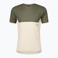 Laufshirt Herren SCOTT Endurance Tech hay green/cotton white