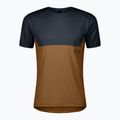 Laufshirt Herren SCOTT Endurance Tech dark blue/bread brown