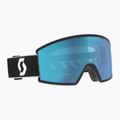 Skibrille SCOTT Ambit black/white/amp aurora green chrome