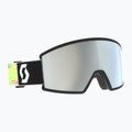 Skibrille SCOTT Ambit black/neon yellow/amp white chrome