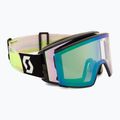 Skibrille SCOTT React black/neon yellow/amp lavender chrome