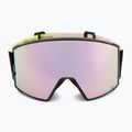Skibrille SCOTT React black/neon yellow/amp lavender chrome 3