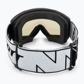 Skibrille SCOTT Shield black/white/aurora green/chrome 3