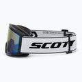 Skibrille SCOTT Shield black/white/aurora green/chrome 4