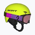 Kinder-Skihelm SCOTT Keeper 2 + Skibrille Witty neon yellow 10