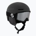 Skihelm SCOTT Track + Skibrille Factor Pro Set mineral black/amp silver chrome