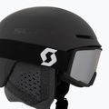 Skihelm SCOTT Track + Skibrille Factor Pro Set mineral black/amp silver chrome 7