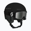 Skihelm SCOTT Track + Skibrille Factor Pro Set mineral black/amp silver chrome 10