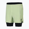 Herren-Laufshorts SCOTT Hybrid Endurance Tech acid yellow/black