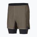 Herren-Laufshorts SCOTT Hybrid Endurance Tech wood grey/black