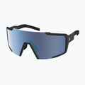Sonnenbrille SCOTT Shield black/amp beryl blue chrome