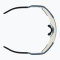 Sonnenbrille SCOTT Shield metallic blue/amp white chrome 4