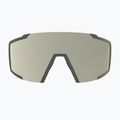 Sonnenbrille SCOTT Shield khaki green/amp white chrome 2