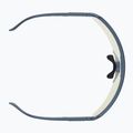 Sonnenbrille SCOTT Sport Shield metallic blue/amp white chrome 3