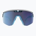 Sonnenbrille SCOTT Sport Shield black/neon blue/amp beryl blue chrome 2