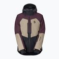 Herren-Skijacke SCOTT Ultimate Dryo cocoa red/portobello beige