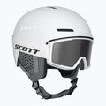 Skihelm SCOTT Track + Gogle Trace white