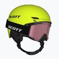 Kinder-Skihelm SCOTT Track + Gogle Factor Pro Combo neon yellow/black
