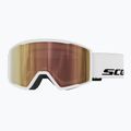 Skibrille SCOTT Trace Pro Light Sensitive white/amp ls cinnamon chrome