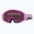 Kinder-Skibrille SCOTT Shield neon pink/mint green/rose