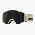 Skibrille SCOTT Shield mojave beige/amp black chrome