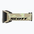 Skibrille SCOTT Shield mojave beige/amp black chrome 2