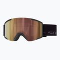 Skibrille SCOTT Shield LS black/fog grey/amp ls cinnamon chrome