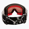 Skibrille SCOTT React Light Sensitive granite black/white/amp red chrome 4
