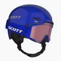 Kinder-Skihelm SCOTT Track + Gogle Factor Pro Combo blue/grey