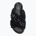 Damenbadelatschen INUIKII Woven Stones black 5